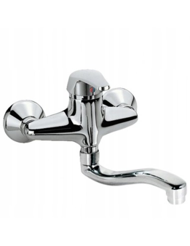 Bateria kuchenna ścienna TRES Cocina srebrny 7032003