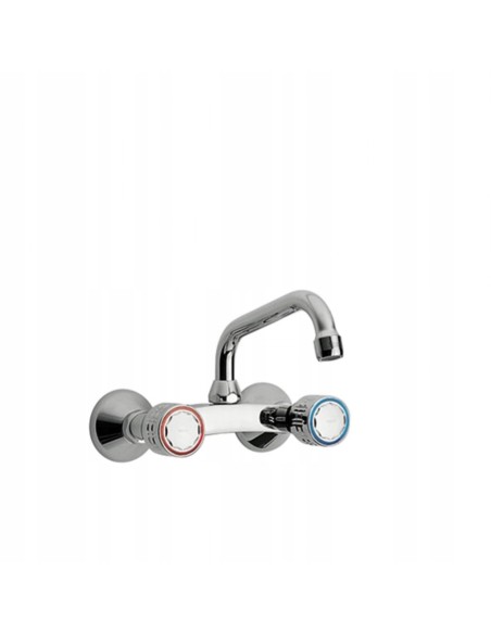 Bateria kuchenna ścienna TRES Cocina srebrny 123330