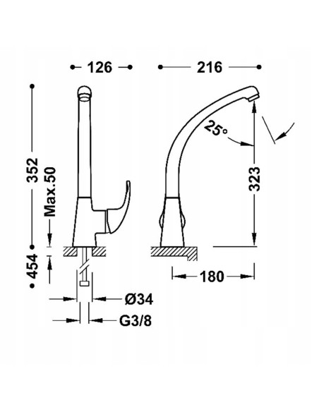 Bateria kuchenna stojąca Tres Monotres srebrny 172447