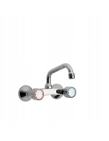 Bateria kuchenna ścienna TRES Cocina srebrny 123360