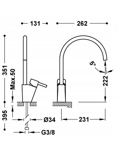 Bateria kuchenna stojąca TRES Cocina srebrny 183341