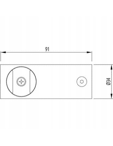 Uchwyt prysznicowy do słuchawki Tres 161839 chrom