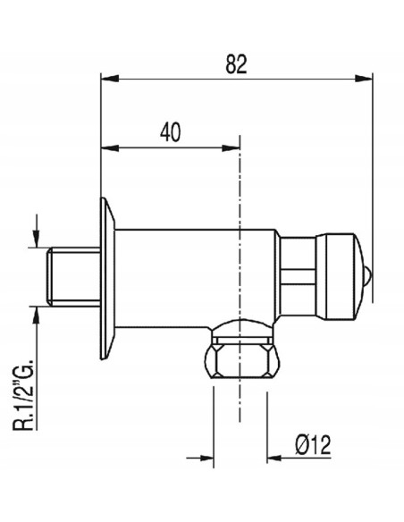Bateria bidetowa TRES Colectividades srebrny 112200