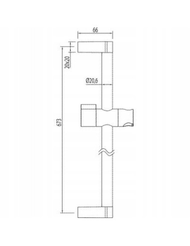 Zestaw prysznicowy natynkowy Tres Fashion 03463706