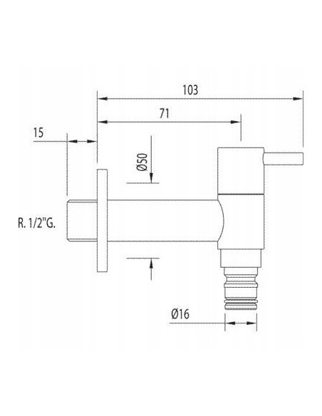 Tres Kran ogordowy Hose 03450102