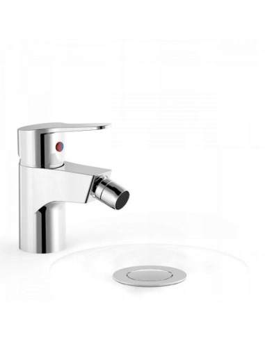 Bateria bidetowa TRES Base srebrny 21512010D