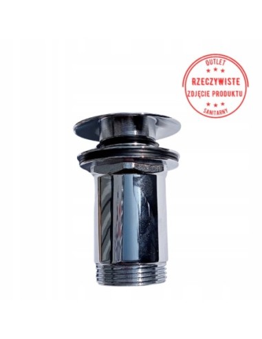 Tres korek umywalkowy z przelewem klik-klak chrom 13454160