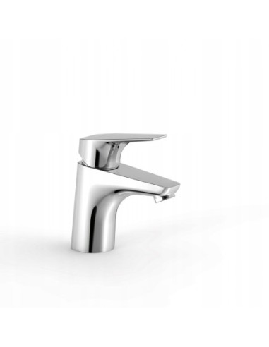 Bateria umywalkowa stojąca Tres Canigo srebrny 21710301