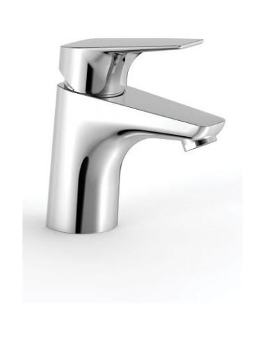 Bateria umywalkowa stojąca Tres srebrny 21710303