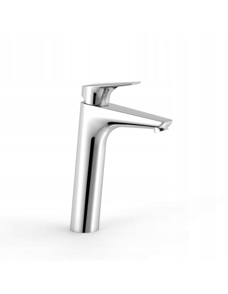 Bateria umywalkowa stojąca Tres Canigo srebrny 21720301