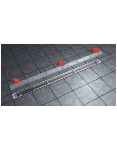 Odpływ liniowy Bonomini CANALISSIMA DoubleFace 80 cm 6825KX80S