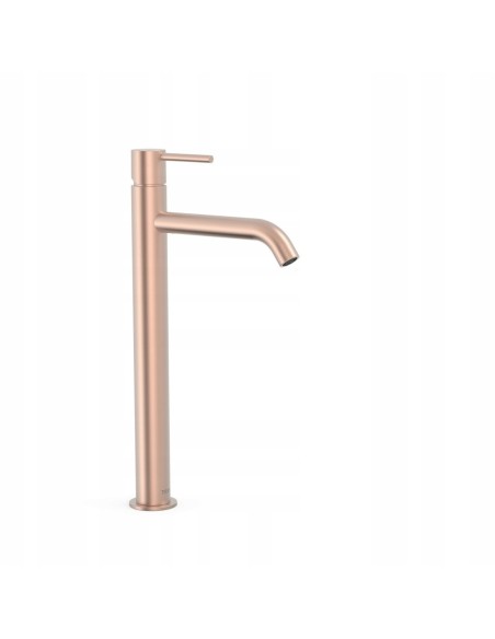 Bateria umywalkowa stojąca Tres matowe różowe złoto 26230801OPM