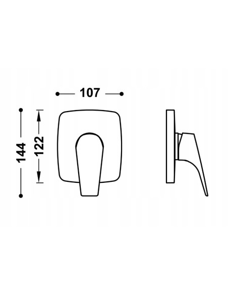 Bateria prysznicowa TRES Canigó srebrny 21727810