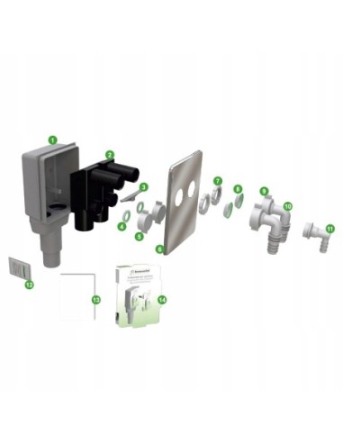 BONOMINI SYFON PODTYNKOWY PRALKI/ZMYWARKI SUSZARKI