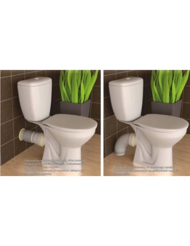 BONOMINI RURA ZŁĄCZE ELASTYCZNE ROZCIĄGLIWE WC 110