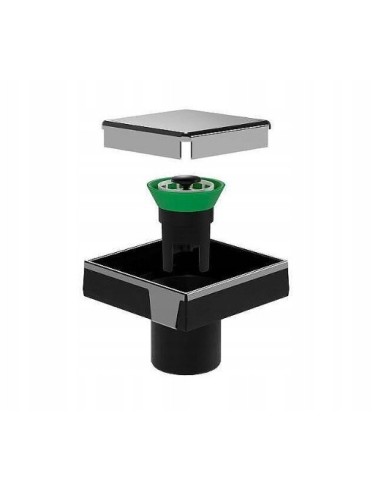 Odpływ podłogowy 10x10 cm Bonomini odejście 50 mm 6298MX10S7