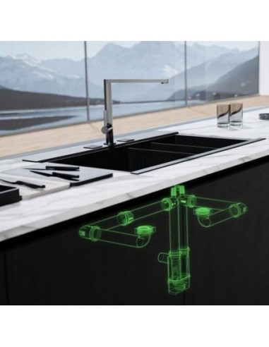 Syfon zlewozmywakowy Bonomini odejście o50 1710PP50S0