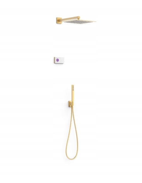 Zestaw prysznicowy podtynkowy Tres SHOWER TECHNOLOGY złoty mat 09286558OM