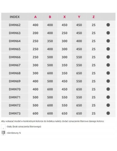 Awenta Drzwiczki rewizyjne metalowe 60x60 DMN73