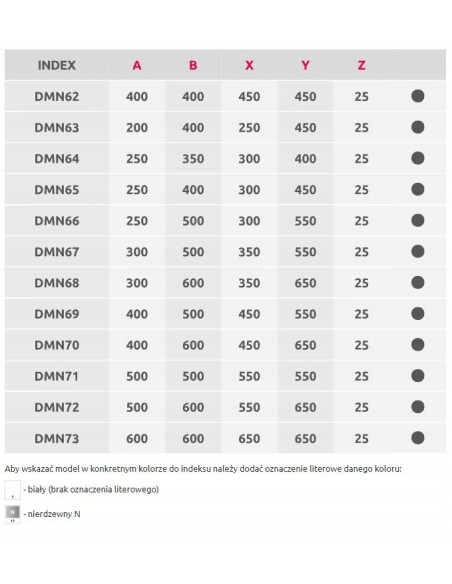 Awenta Drzwiczki rewizyjne metalowe 60x60 DMN73