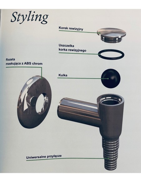 Syfon pralkowy Bonomini 32 mm