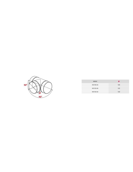 Awenta Trójnik kanału okr. fi150 KO150-26 OŁ.