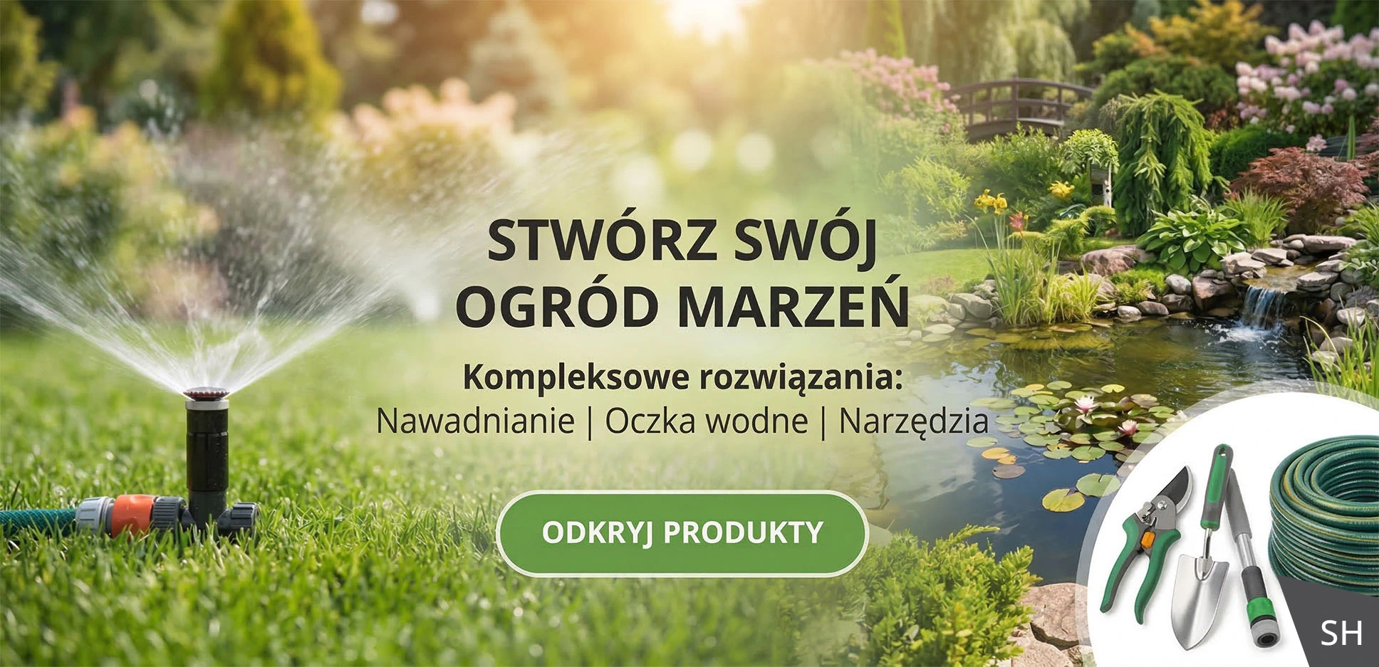 Nawadnianie oraz nadzędzia ogrodnicze